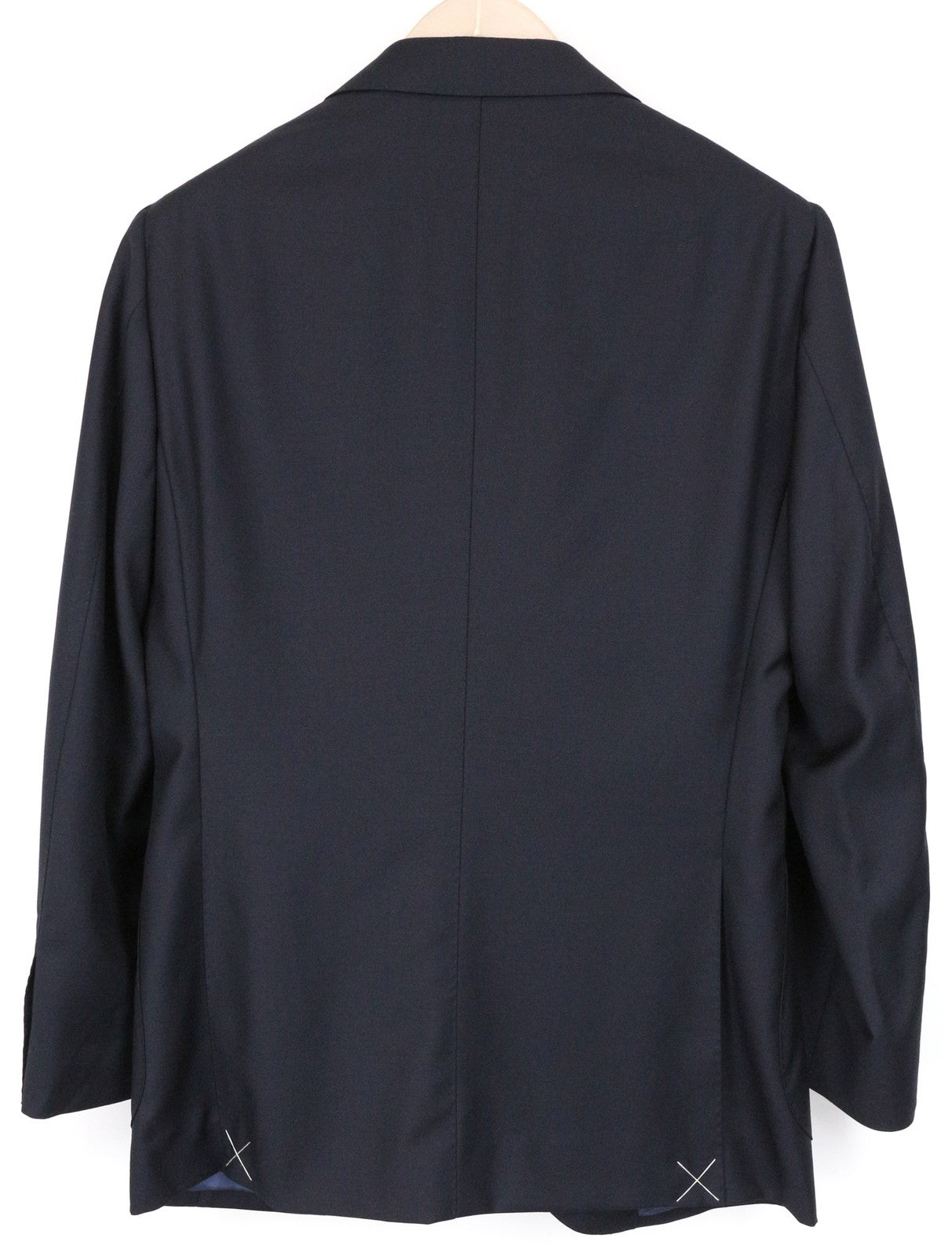 SUITSUPPLY La Spalla Men's Suit UK34S Navy Blue 3 Piece Pure Wool Single-Breast