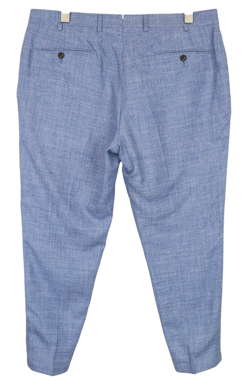 SUITSUPPLY La Spalla Men's Suit UK46R Blue 2 Piece Linen Wool Silk Blend Outfit