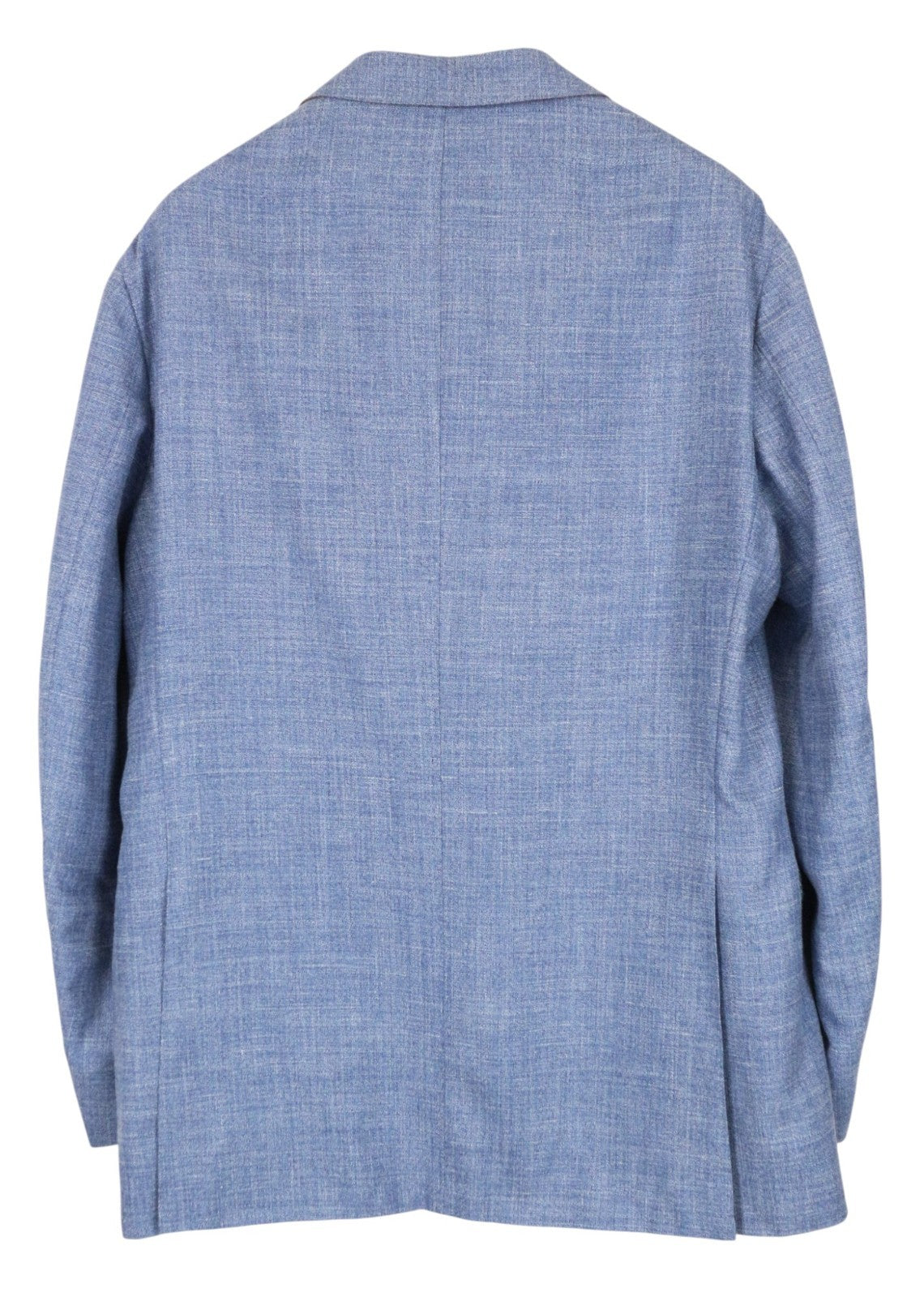 SUITSUPPLY La Spalla Men's Suit UK46R Blue 2 Piece Linen Wool Silk Blend Outfit