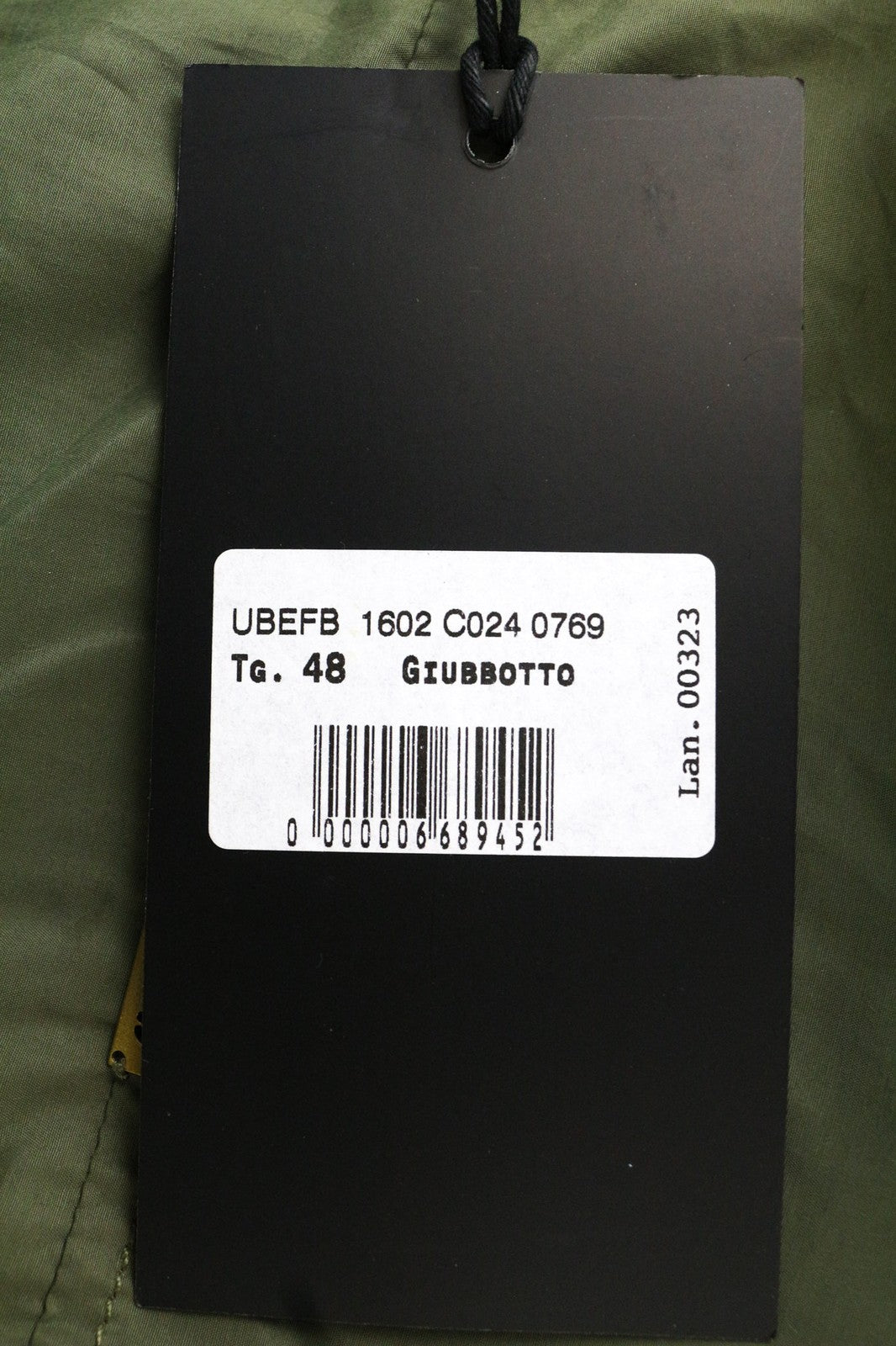 RICHMOND Men's Jacket 48 Green Casual Lightweight Zipped Lined Single-Breasted