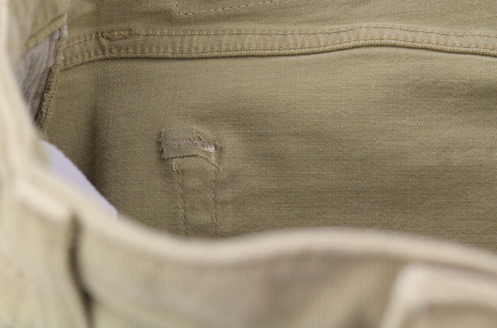 R13 Boy Straight Women Jeans 30 Khaki Stretch Faded Cropped Ankle Length RRP€699