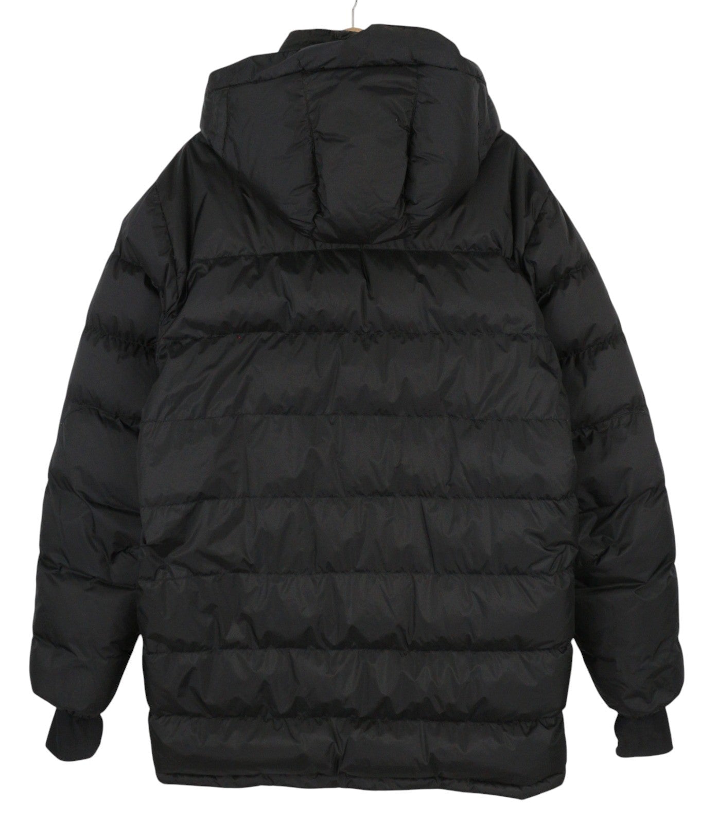 BERGANS OF NORWAY 5331 pūkinė parka vyriška striukė XL, juoda, su gobtuvu, dygsniuota, kompresinė 