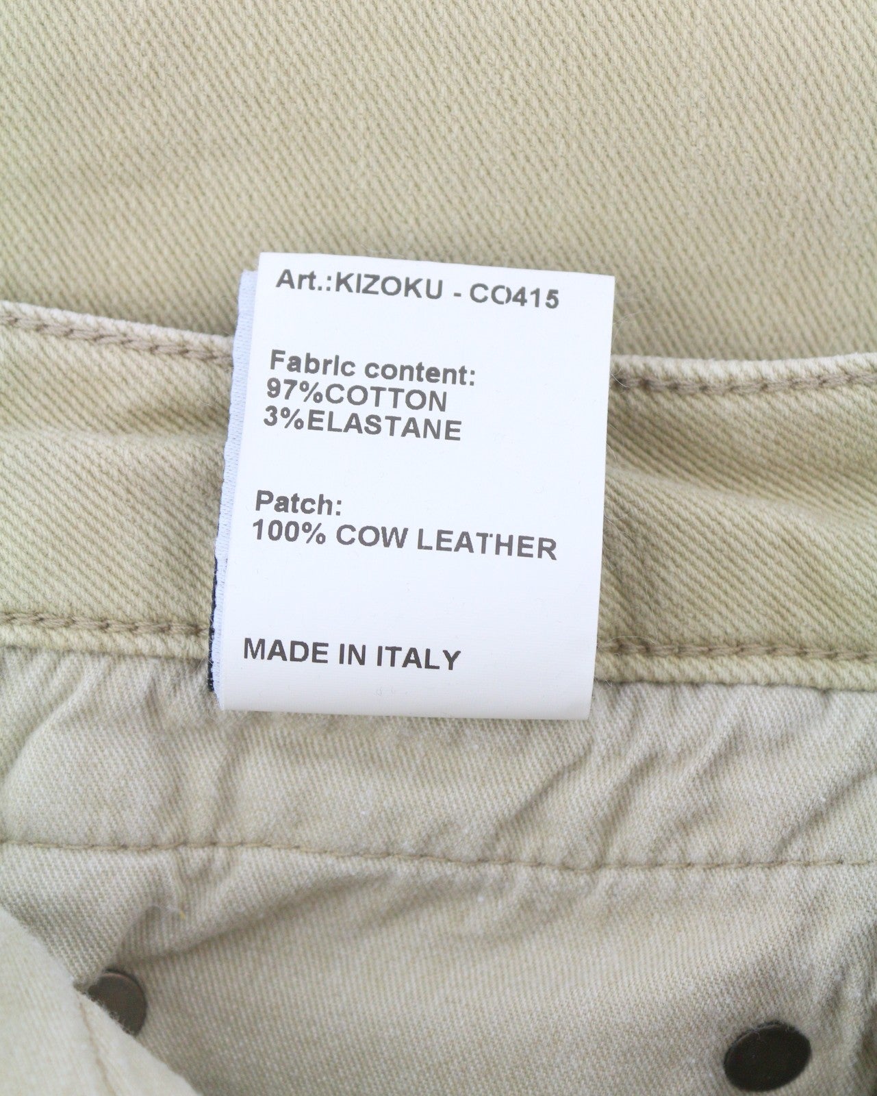 R13 Boy Straight Women Jeans 25 Khaki Stretchy Washed Cropped Ankled RRP€699