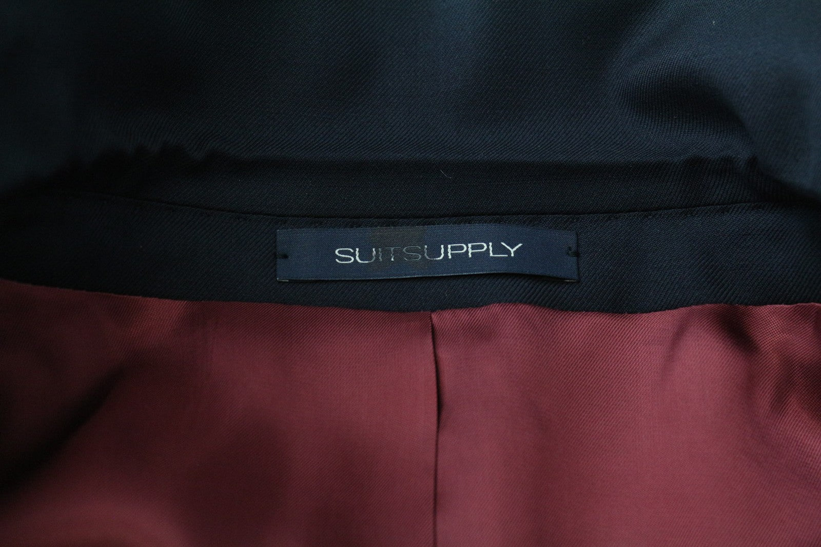 SUITSUPPLY La Spalla Men's Blazer UK44R Slim Navy Wool S130s Tuxedo Classic