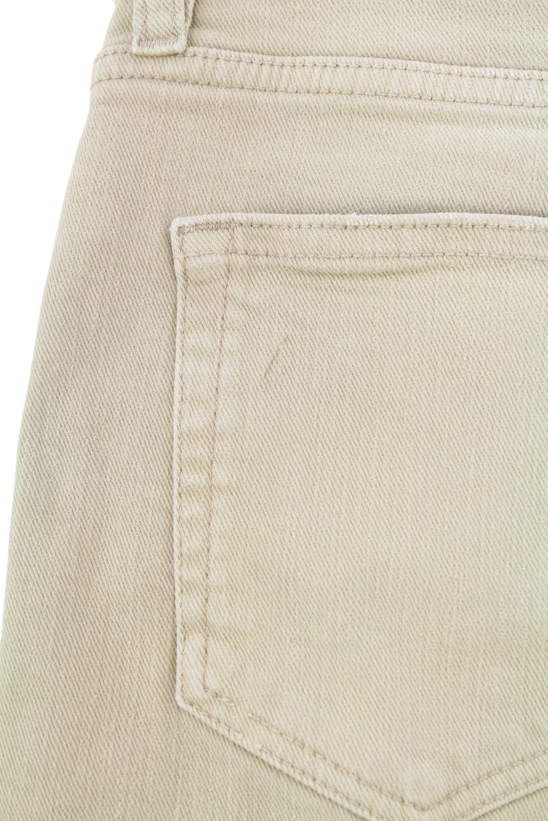 R13 berniukiški tiesūs moteriški džinsai, 24 chaki spalvos, tamprūs, trumpi, iki kulkšnių, RRP 699 € 