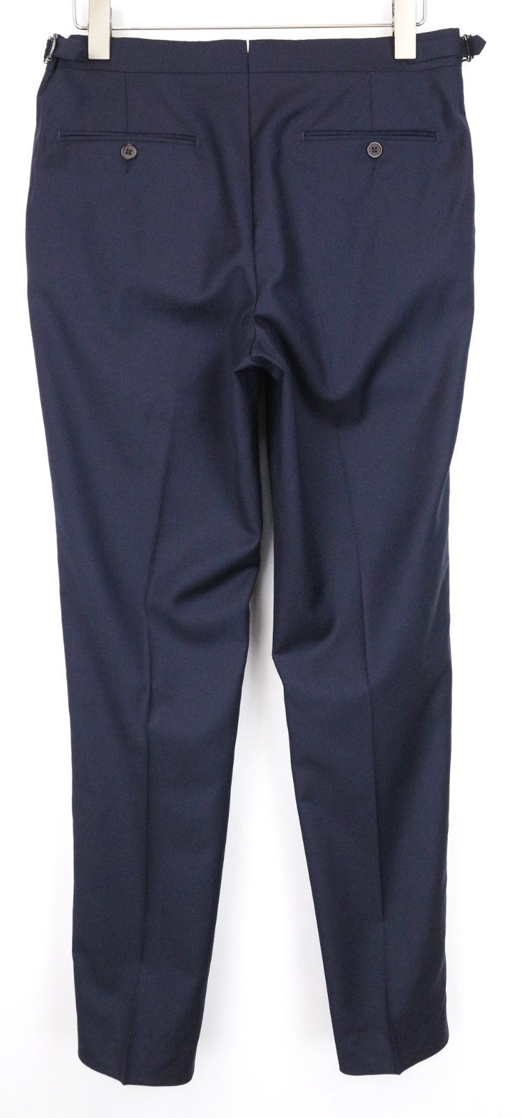 SUITSUPPLY Napoli Men's Suit UK38R Navy Blue Pure Wool Notch Lapel 2-Piece Lined