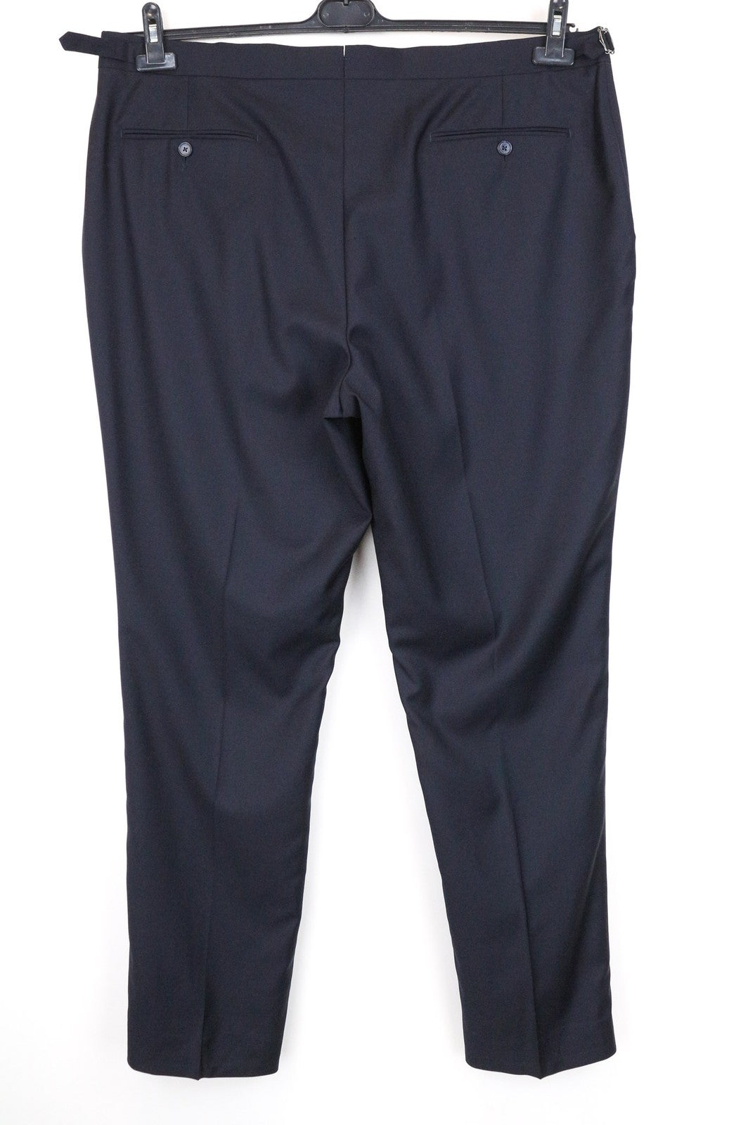 SUITSUPPLY Lazio Blueline Men's Suit UK52R Pure Wool Blue Pleated 2-Piece