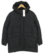 CALVIN KLEIN Crinkle Nylon Long Length Quilt vyriška striukė, 2XL, juoda, paminkštinta, RRP 379 € 