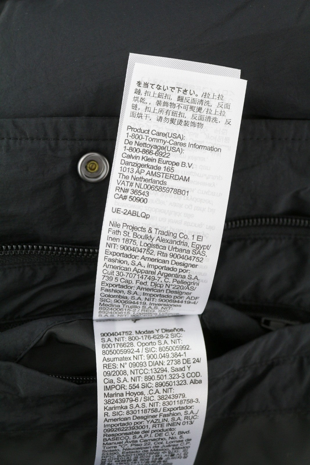 CALVIN KLEIN Crinkle Nylon Long Length Quilt vyriška striukė, 2XL, juoda, paminkštinta, RRP 379 € 