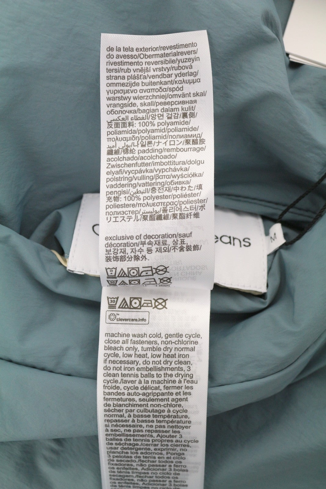 CALVIN KLEIN dvipusė sportinė striukė vyrams, XL dydžio, unisex, laisvo kirpimo, rekomenduojama kaina – 279 € 