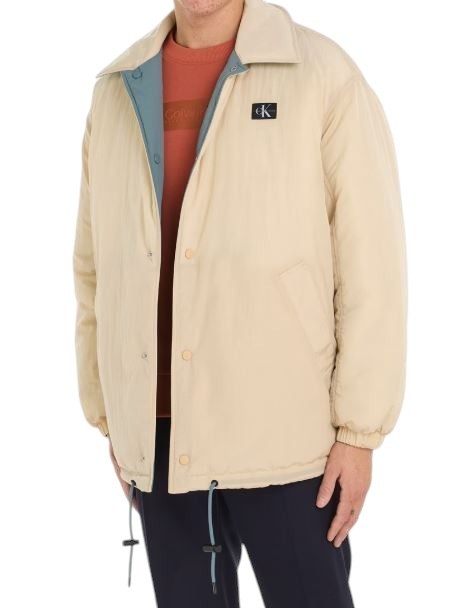 CALVIN KLEIN dvipusė sportinė striukė vyrams M, unisex, didelio dydžio, laisvo kirpimo, rekomenduojama kaina – 279 € 