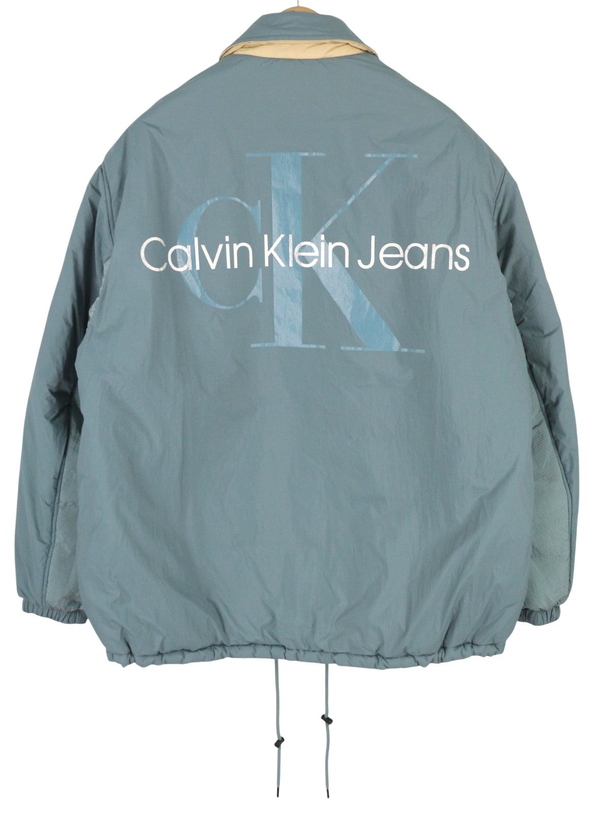 CALVIN KLEIN dvipusė sportinė striukė vyrams M, unisex, didelio dydžio, laisvo kirpimo, rekomenduojama kaina – 279 € 