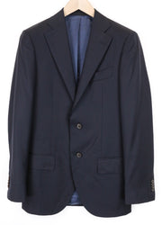 „SUITSUPPLY Lazio Blueline“ vyriškas švarkas, UK36L, tamsiai mėlynas, su pamušalu, vienos krūtinės. 