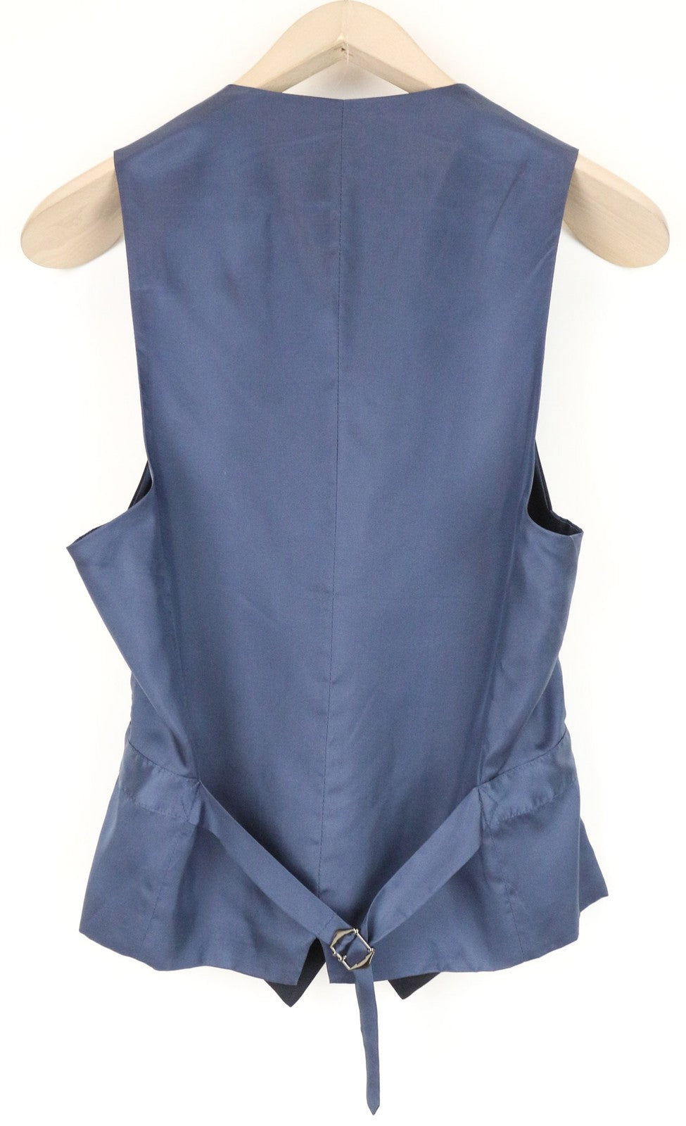 SUITSUPPLY Ferrara Men's Waistcoat UK30R Classic Navy Blue Wool V-Neck Vest