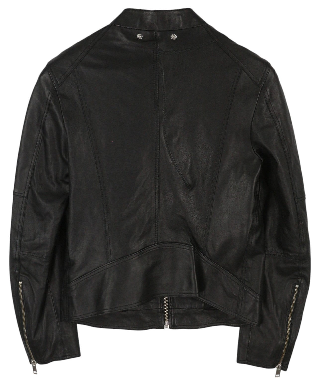 DIESEL R-Lory moteriška striukė M, juoda, ėriuko odos, lengva, su užtrauktuku, RRP 550 € 