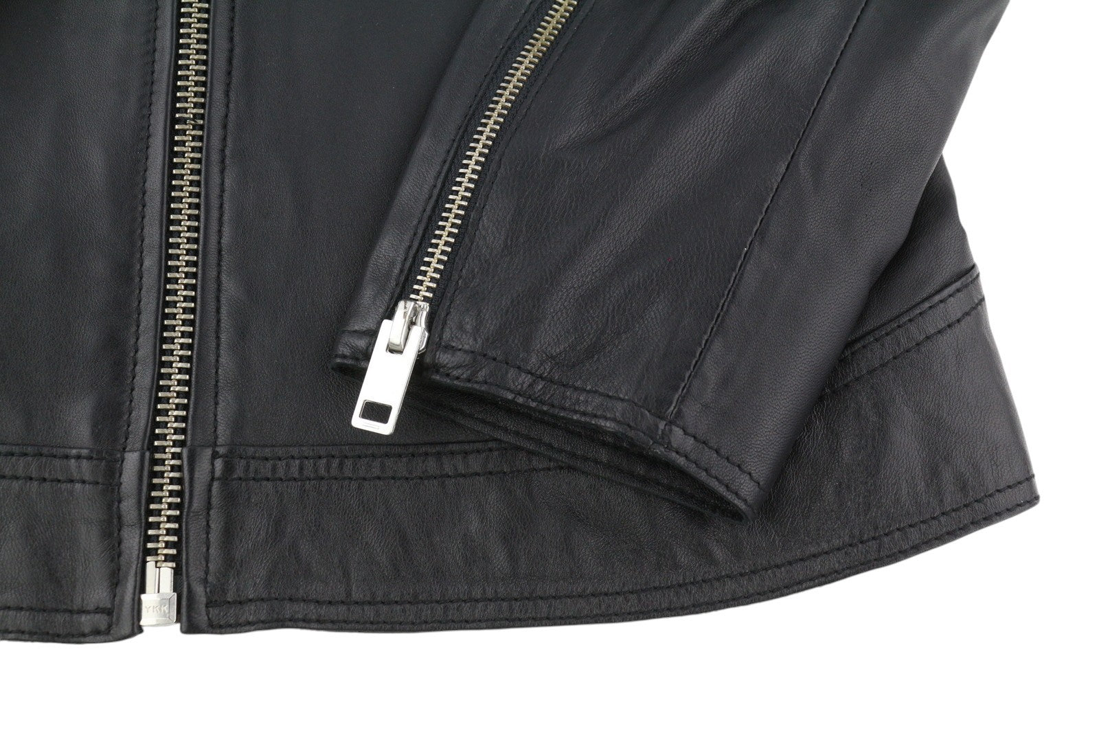 DIESEL R-Lory moteriška striukė M, juoda, ėriuko odos, lengva, su užtrauktuku, RRP 550 € 