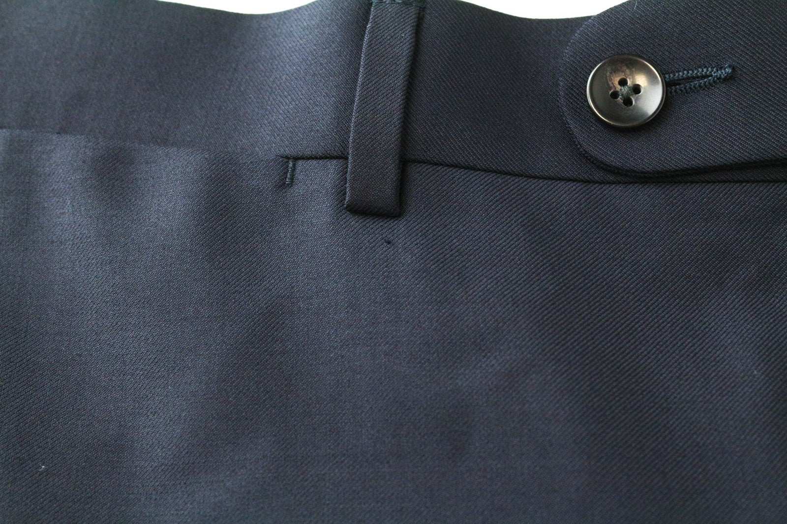 SUITSUPPLY Ferrara Men's Suit UK42S Wool Navy Blue 2-Piece Suit with Waistcoat