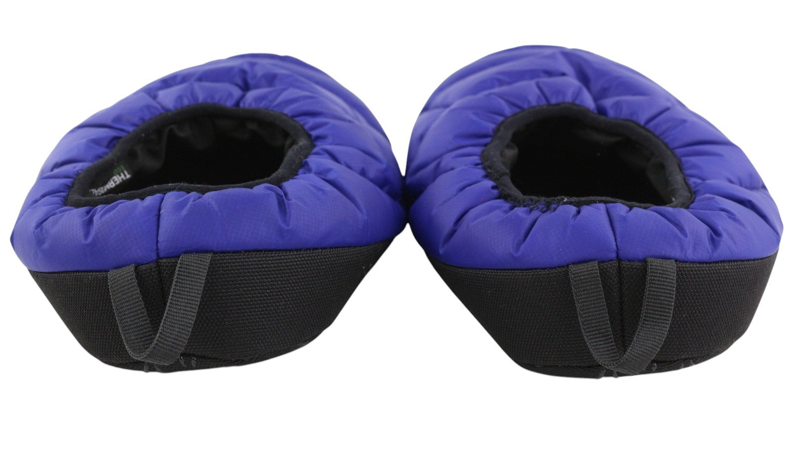 „THE NORTH FACE NSE“ palapinės-mulo vyriški batai su plokščiapadžiais gobtuvais, 47/48 dydžio, mėlyni ir juodi, dygsniuoti šlepečiai su logotipu. 