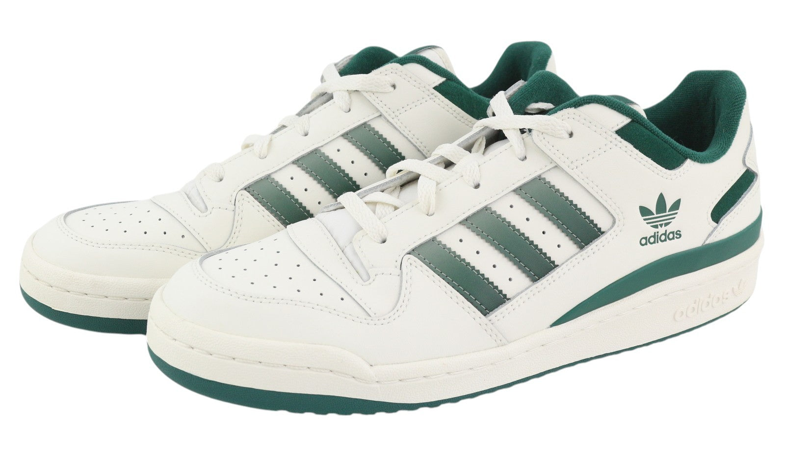 ADIDAS Forum vyriški sportbačiai, EU45.5, balti odiniai, žemapadžiai, suvarstomi sportbačiai, rekomenduojama kaina – 120 € 