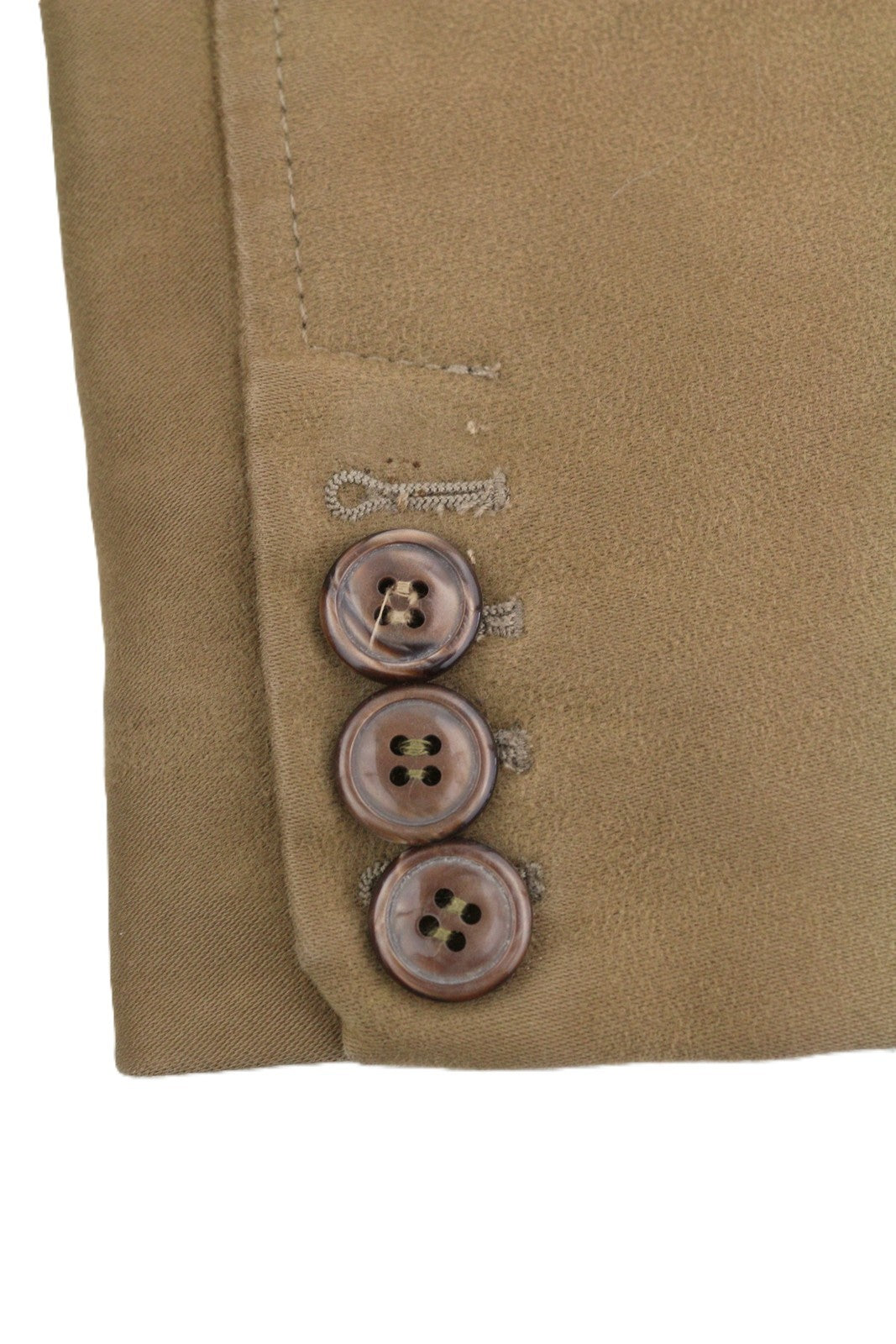 MONCLER vyriška striukė XL dydžio, ruda, su užtrauktuku ir sagomis, aukšta apykakle. 