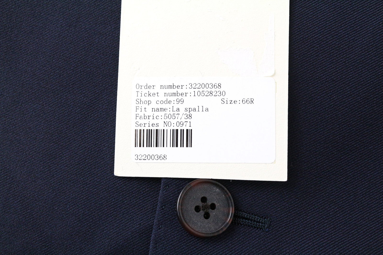 SUITSUPPLY La Spalla Men's Blazer UK56R Navy Slim Fit Melange S110s Wool Twill