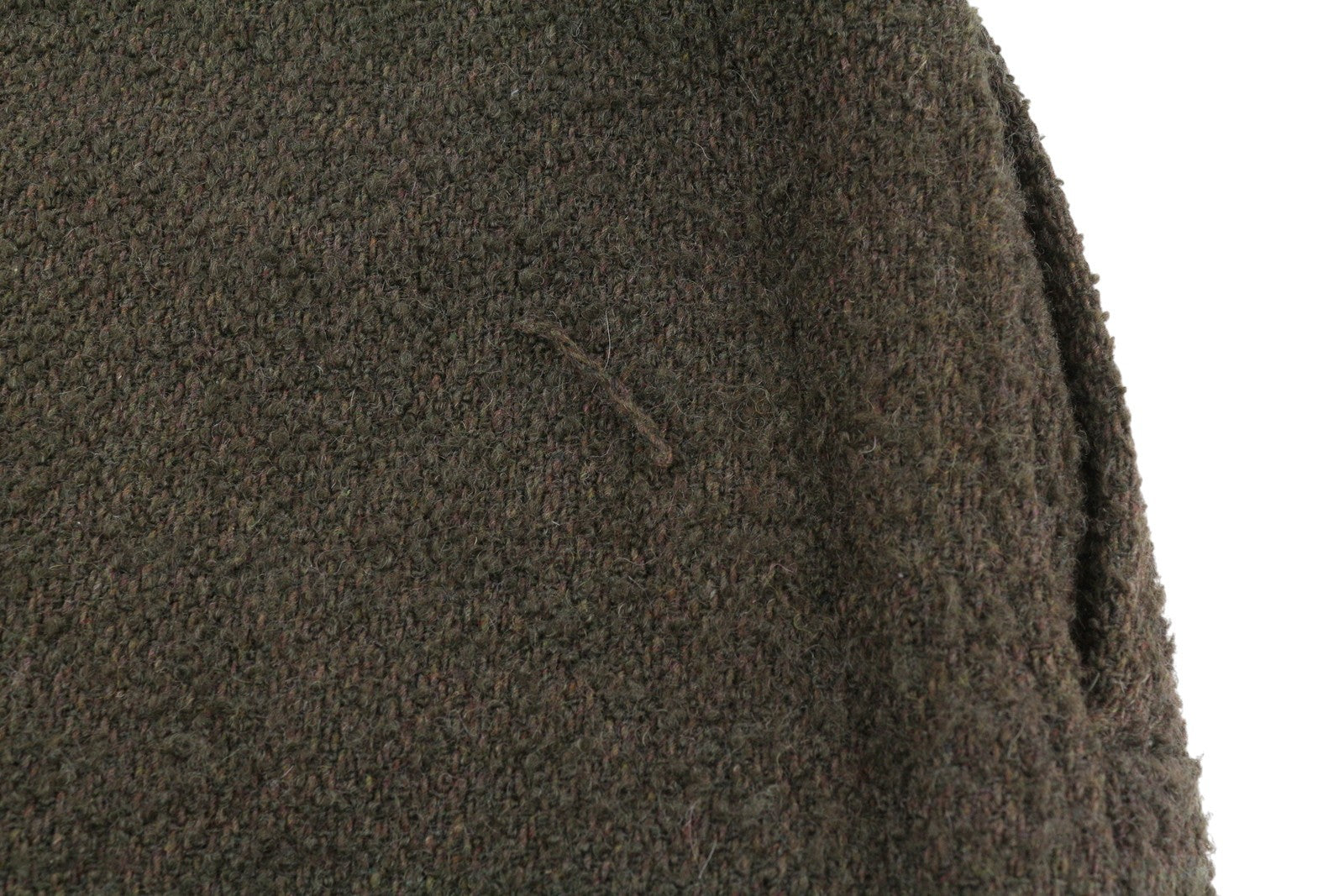 MAISON SCOTCH moteriškas paltas XL dydžio rudas vilnos mišinio paltas su sagomis, be pamušalo, vidutinio ilgio. 