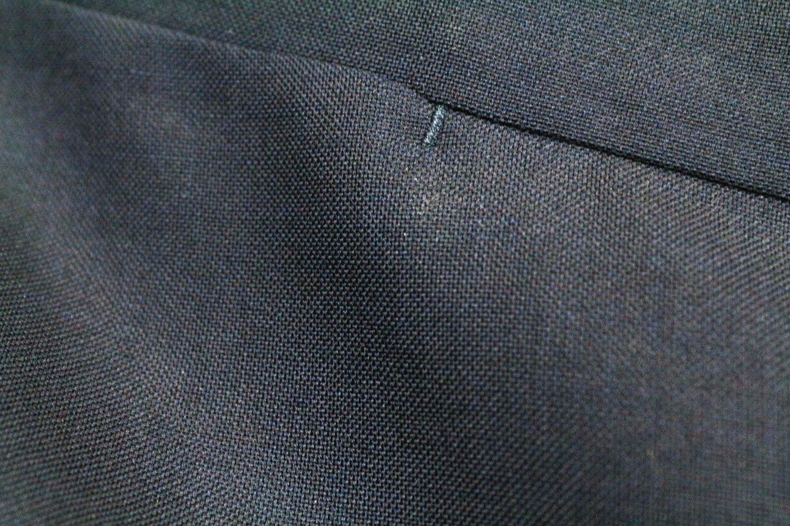 SUITSUPPLY Brescia Men's Pants UK42R Navy Wool Slim Flat-Front Classic Formal