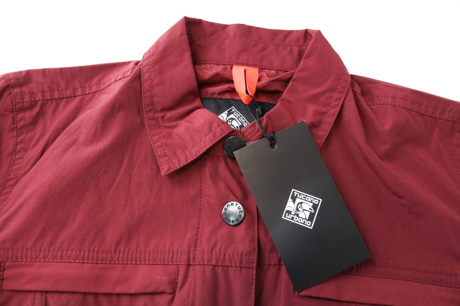 Red Polyamide Jacket