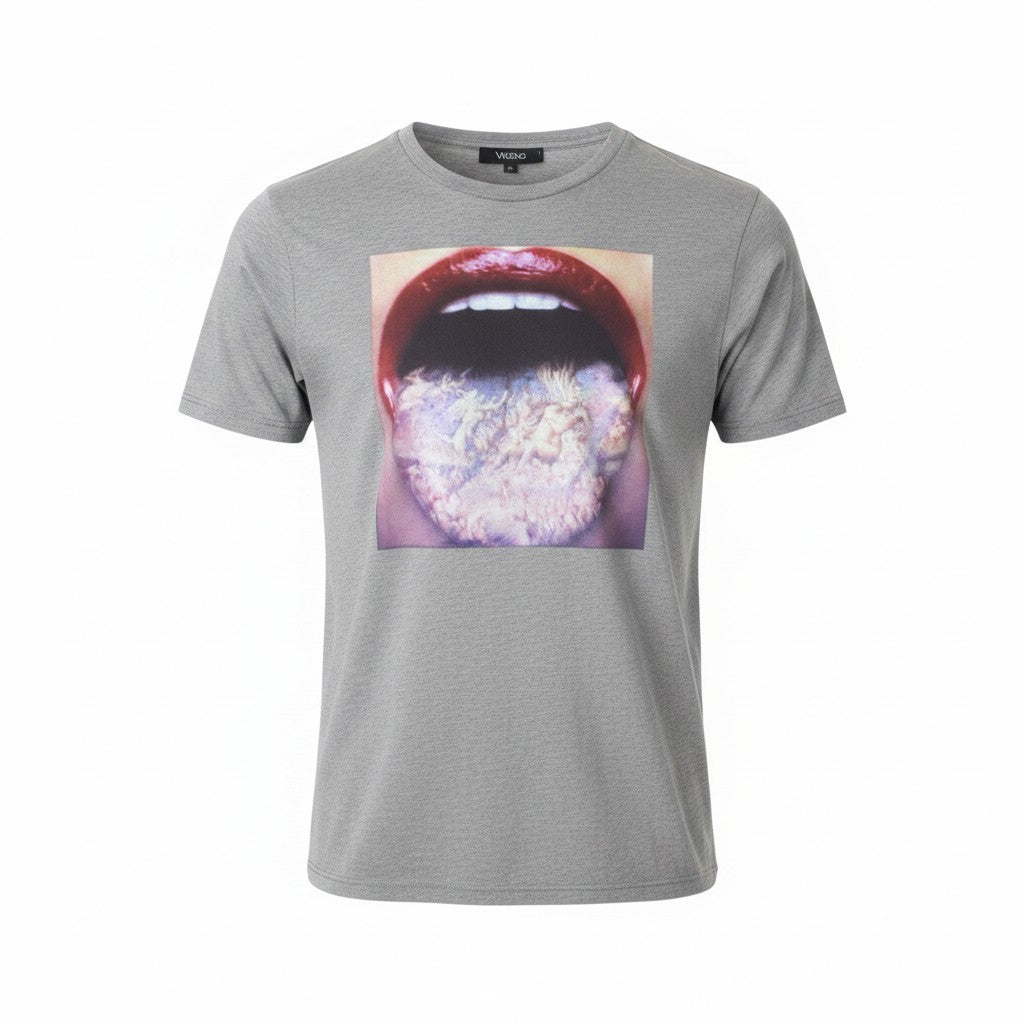 Grey Twill T-Shirt