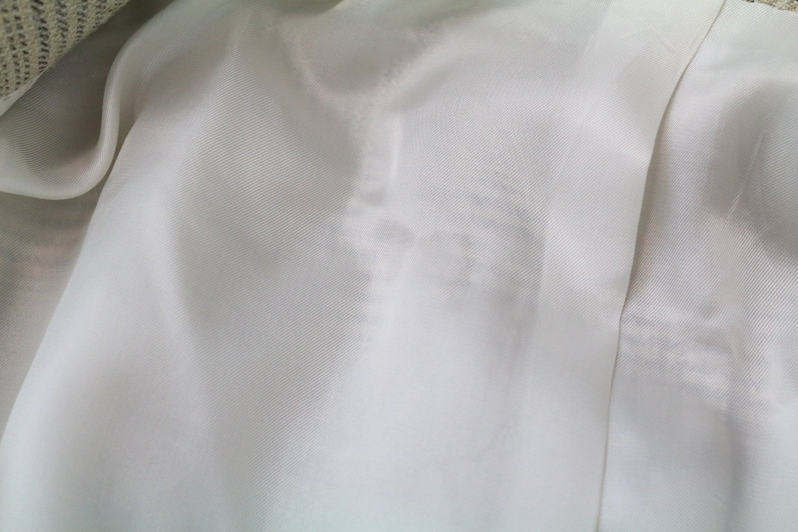 SUITSUPPLY Havana Men's Suit UK36R Beige Check Slim 2Pc Wool Silk Linen Blend