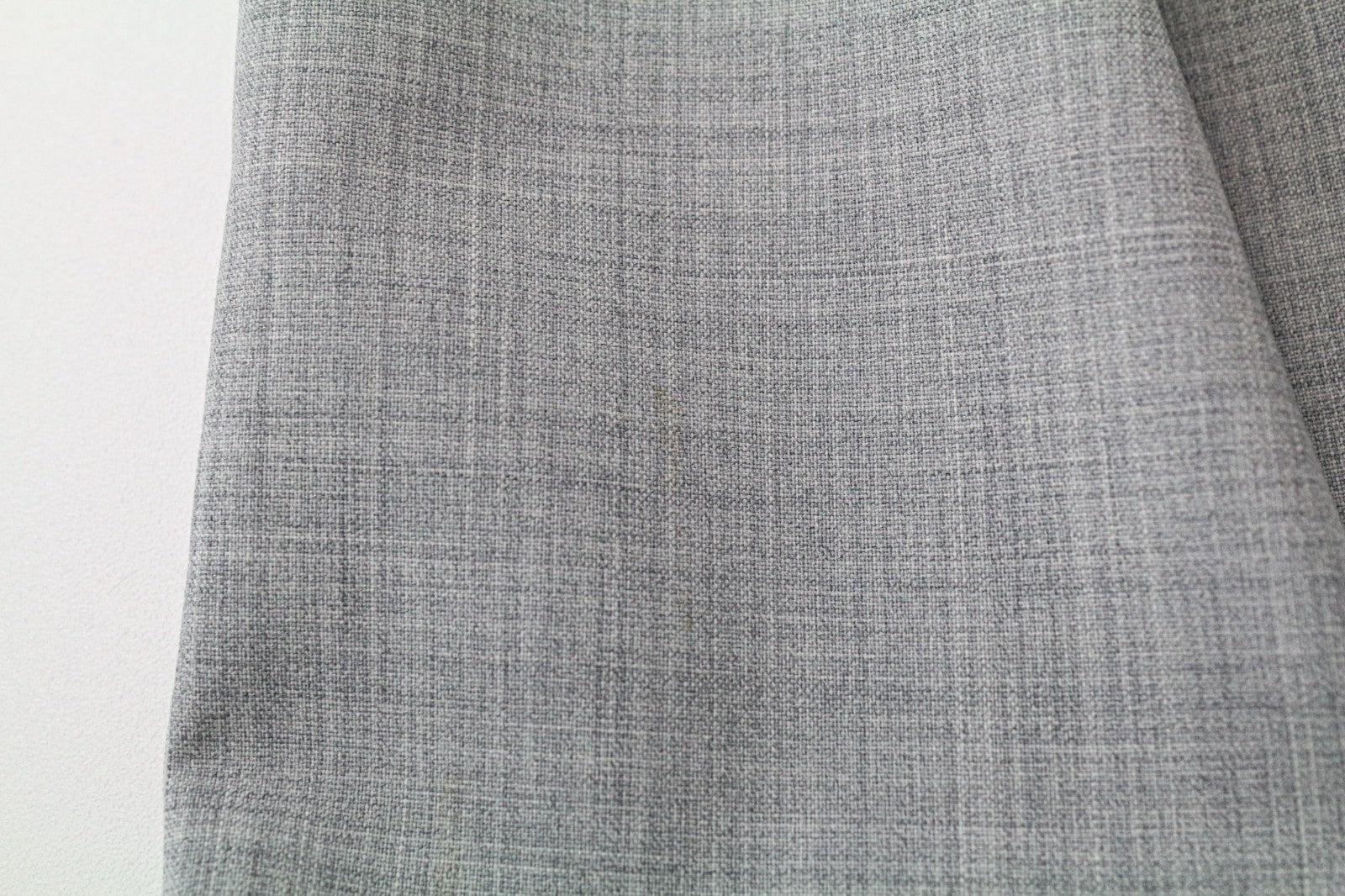 SUITSUPPLY Soho Turn Up Men's Trousers UK44R Grey Melange Wool Flat Slim Front