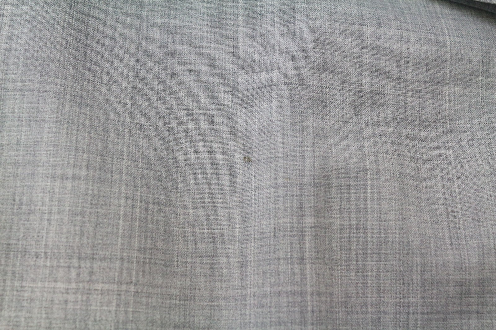 SUITSUPPLY Soho Turn Up Men's Trousers UK44R Grey Melange Wool Flat Slim Front