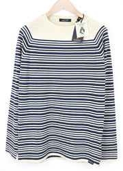 SCOTCH &amp; SODA Ams Couture vyriškas džemperis M mėlynas kašmyro medvilninis megztinis 