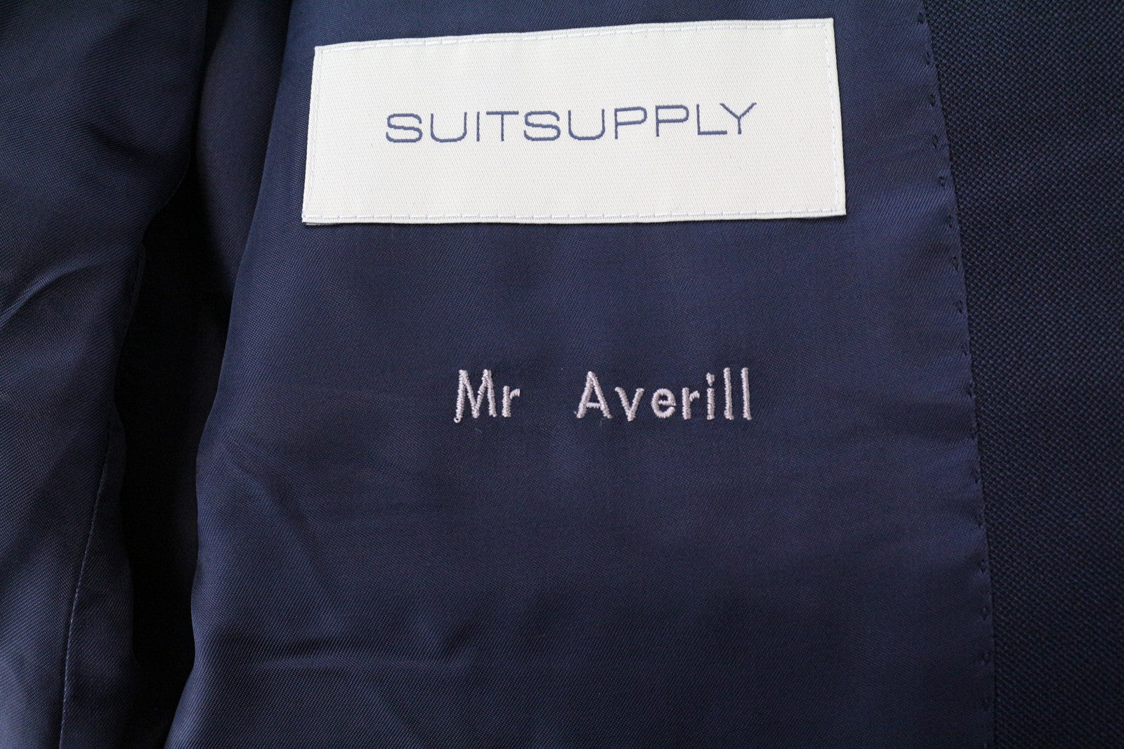 SUITSUPPLY La Spalla Men's Blazer UK42S Navy Pure Wool Lined Classic Fit