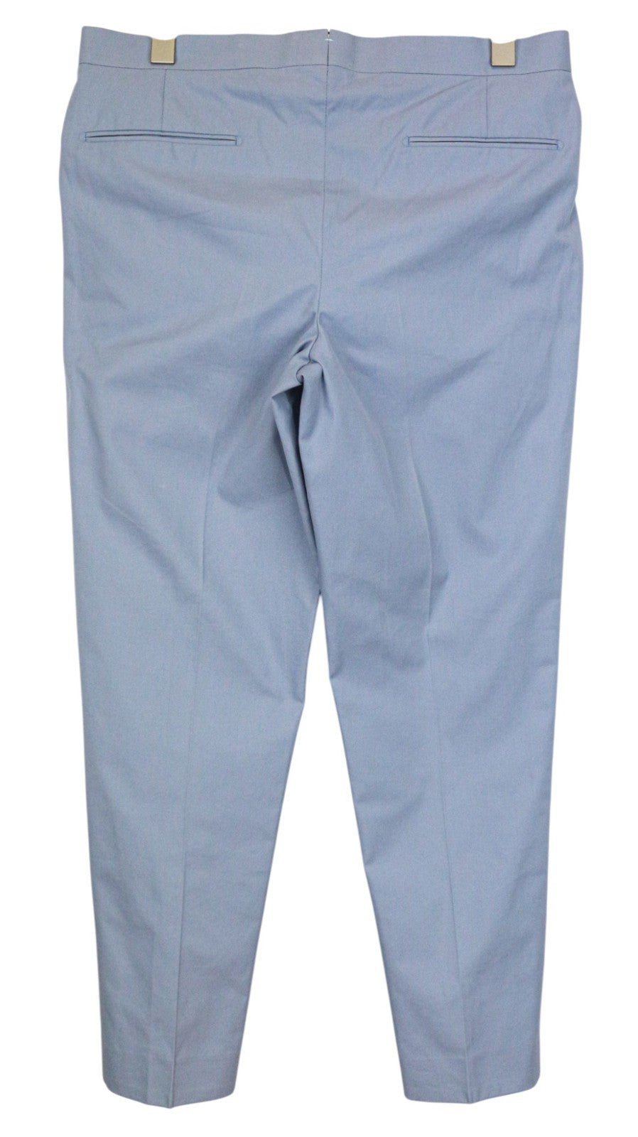 SUITSUPPLY Brescia Men's Trousers UK38R Blue Cotton Slim Fit Pleated Front