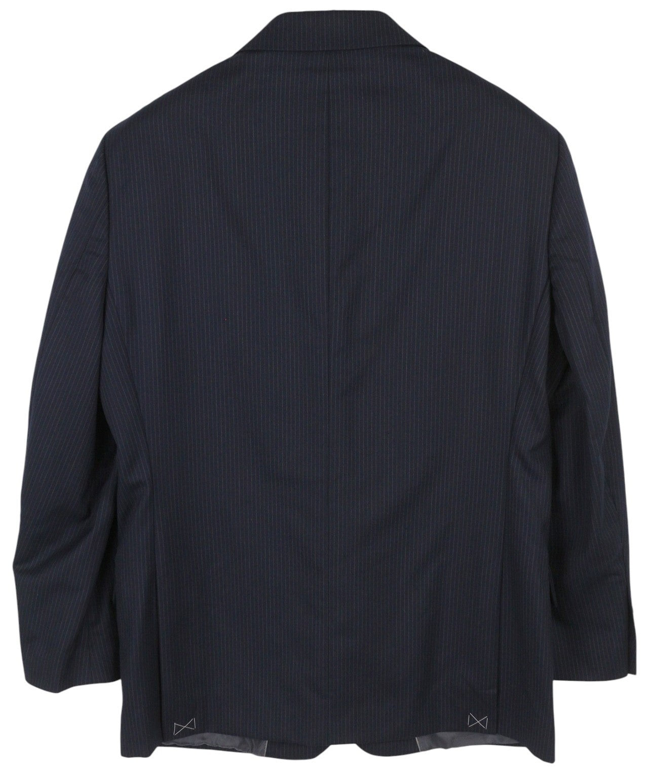 BROOKS BROTHERS 346 Regent Fit vyriškas švarkas, UK42, mėlynas vilnonis švarkas su dryžuota atlapo išpjova. 