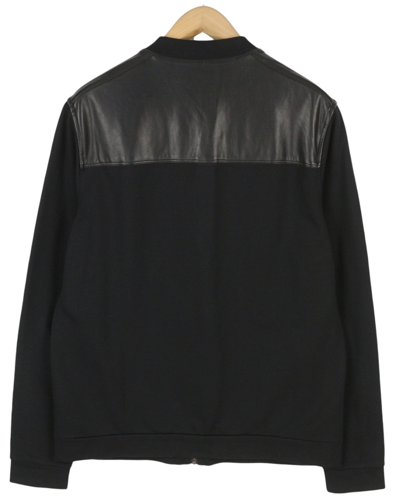 HUGO BOSS Casino 04 vyriška striukė, L, juoda, įprasto kirpimo, lengva bomber striukė su užtrauktuku. 