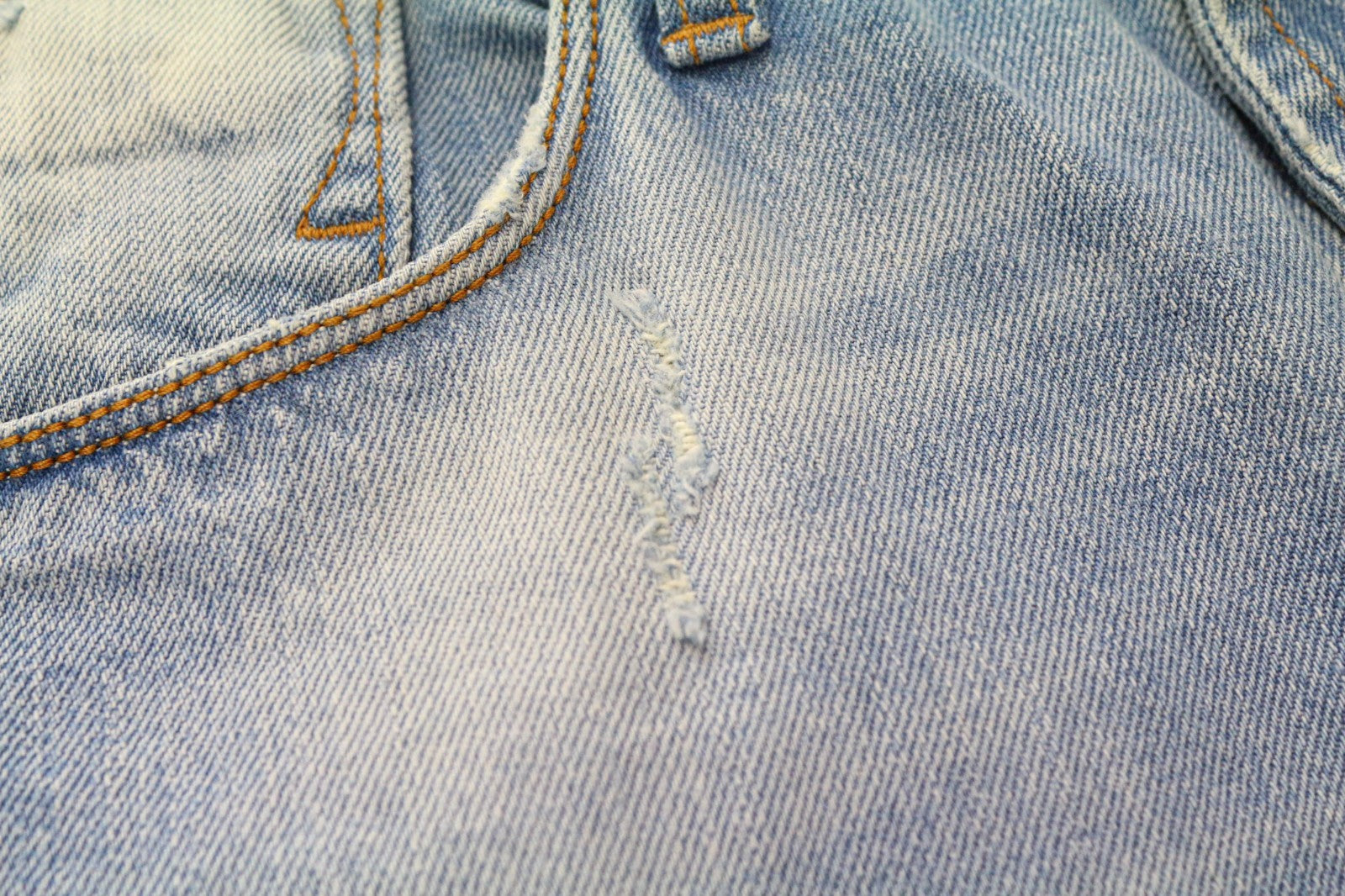 TAKESHY KUROSAWA vyriški džinsai W34 Slim Fit šviesiai mėlyni medvilniniai skalbti tiesūs