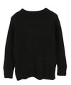 Black Polyester Jumper