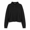 Black Cotton Sweatshirt