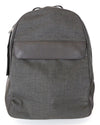 Brown Vinyl Backpack
