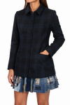 Navy Wool Coat