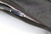 Grey Polyvinylchloride Backpack