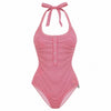 Red Polyester Swimwear