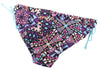 Purple Polyester Swimwear