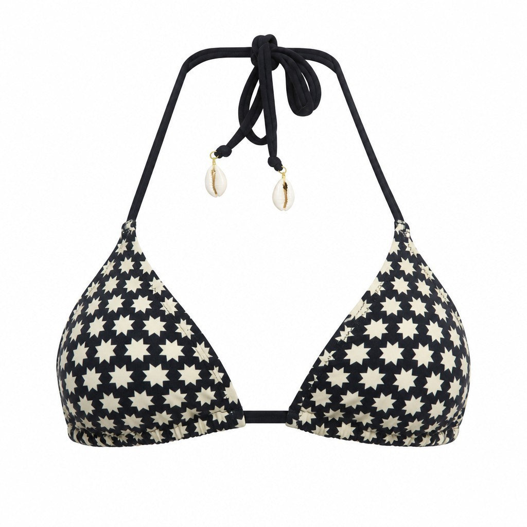 Black Polyester Swimwear