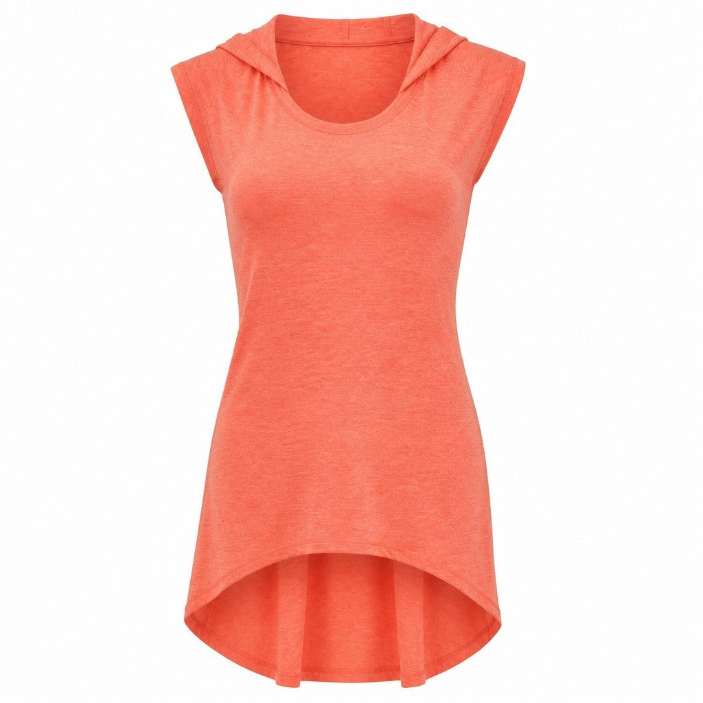 T-Shirt Crop Hoody Vest
