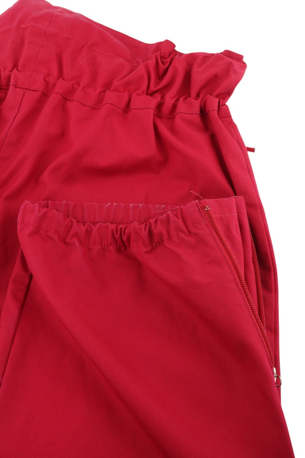 NORRONA Sport vyriškos kelnės L dydžio, raudonos, vintažinės, raišteliu surišamos juosmens, slidinėjimo ir žygio kelnės 