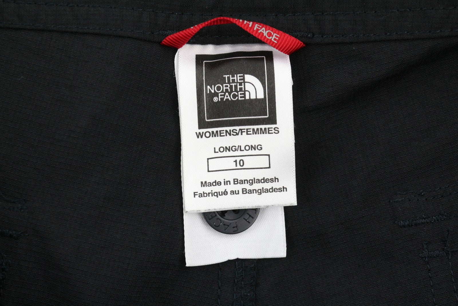 THE NORTH FACE Alam moteriškos kelnės W30 Long Turn-Up Zip Fly Strap Black 