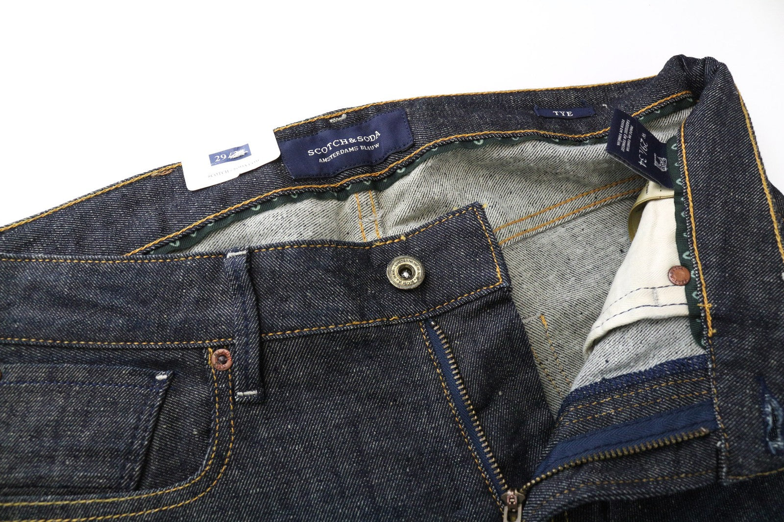 SCOTCH & SODA Tye Men's Jeans W29/L34 Slim Carrot Dark Blue Stretch Denim